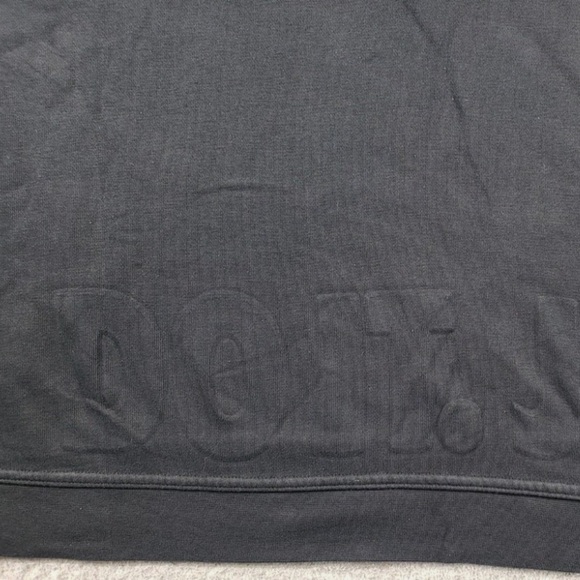 Nike Dri Fit Women's 2X Black Cropped Just Do It Swoosh Athletic Seeatshirt - Picture 2 of 6